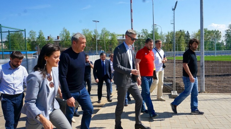Албин посетил пригородные тренировочные площадки ЧМ-2018