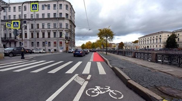 На набережной Фонтанки в Петербурге появится велодорожка