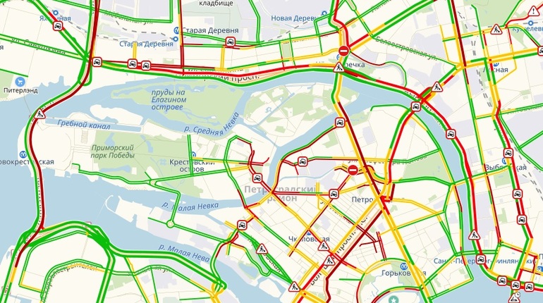 Почему в питере пробки